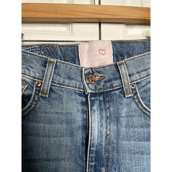 Revice Jeans Star Back Denim Skinny Womens Size 26 - Picture 2 of 6